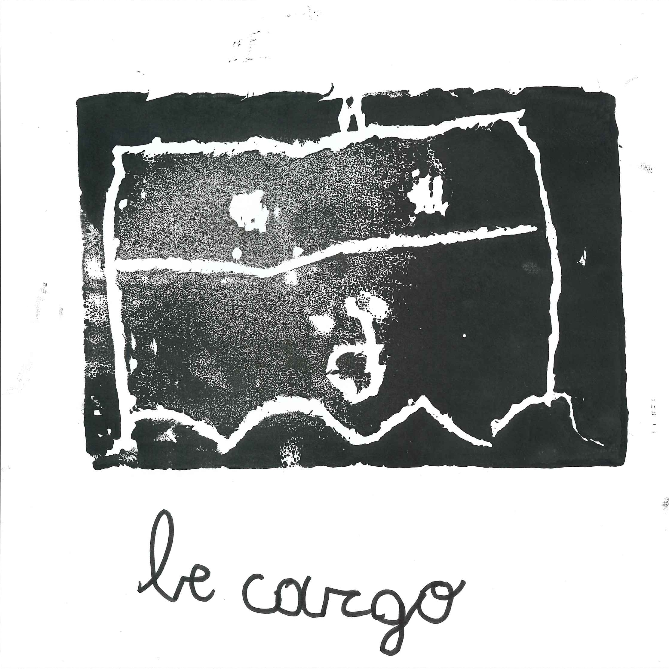 Dessin de Benoit (7 ans). Mot: CargoTechnique: Gravure.