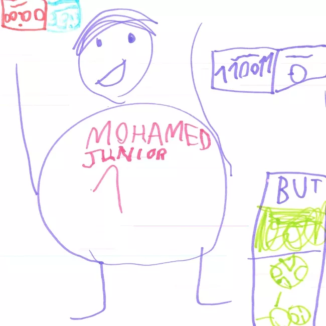 Dessin de Mohamed