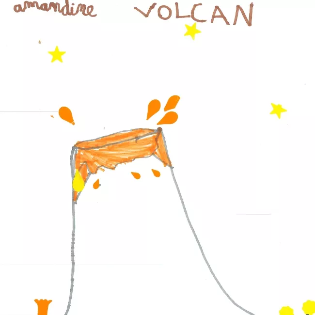 Dessin de Volcan